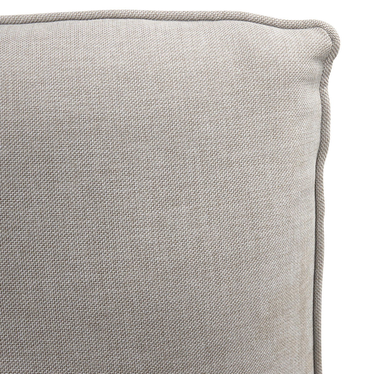 LOUNGEGARNITUR 258/168 cm Aluminium  - Sandfarben, MODERN, Textil/Metall (258/168cm) - Livetastic