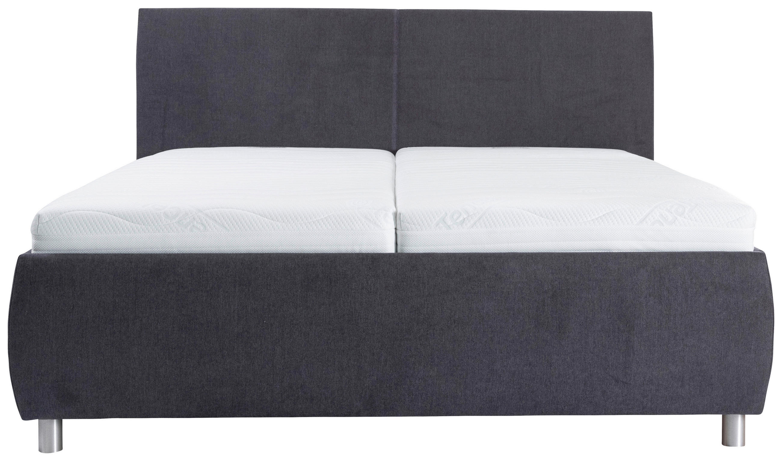 OBLAZINJENA POSTELJA   x  ,  - barve aluminija, Basics, les (180/200cm) - Esposa