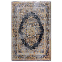 OUTDOORTEPPICH 160/235 cm Kollektion 1767 Anthrazit, Goldfarben  - Anthrazit/Goldfarben, Design, Kunststoff (160/235cm) - Villeroy & Boch