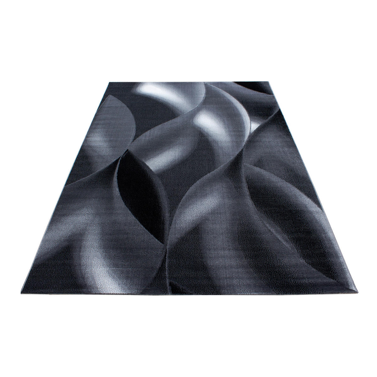 TKANÝ KOBEREC, 160/230 cm, čierna - čierna, Konventionell, textil (160/230cm) - Novel
