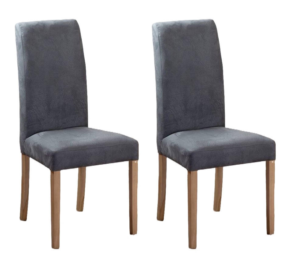 P & B Stuhl-Set Duisburg Grau, Sonoma Eiche 42x98x63 cm