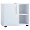 WASCHBECKENUNTERSCHRANK 60,2/50,7/29,6 cm  - Weiss/Schwarz, Modern, Holzwerkstoff/Kunststoff (60,2/50,7/29,6cm) - MID.YOU