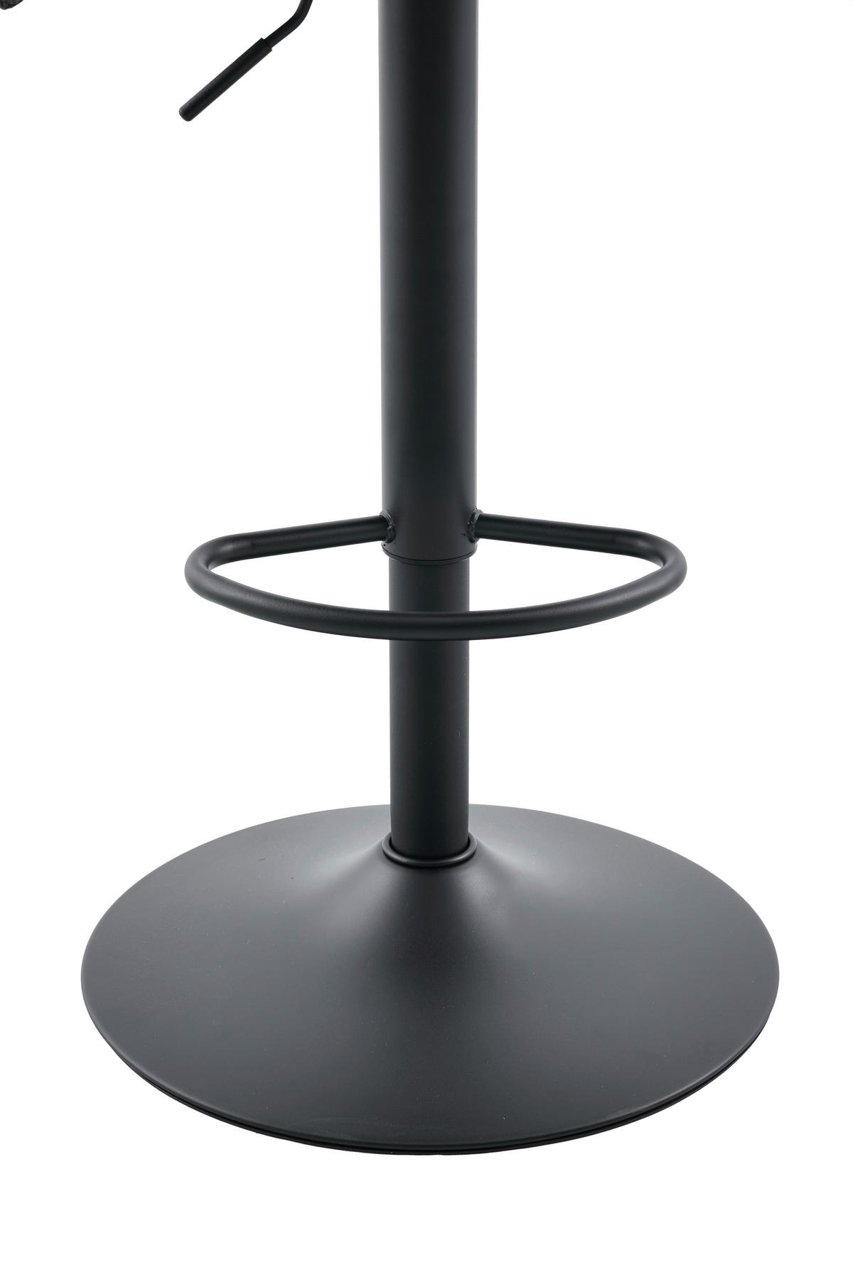 BARHOCKER-SET Anthrazit Stahl erweiterbar, Sitzfläche 360° drehbar  - Anthrazit/Schwarz, MODERN, Textil/Metall (53/96-117/57cm) - MID.YOU