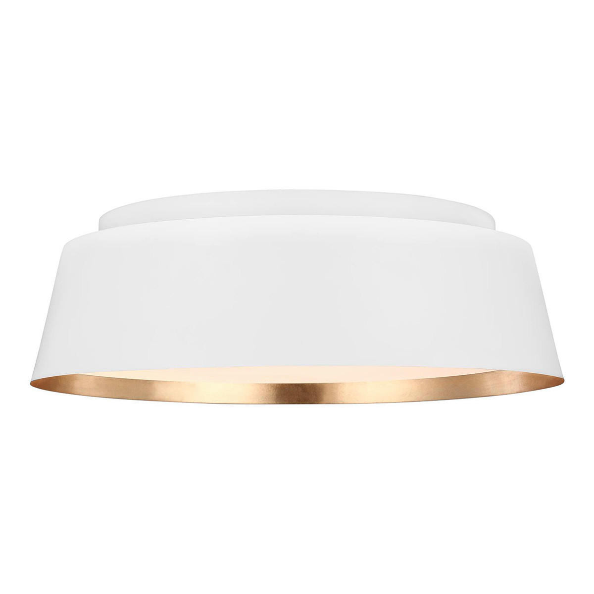 DECKENLEUCHTE  36.8/11.9 cm    - Weiss, Basics, Glas/Metall (36.8/11.9cm) - Elstead Lighting