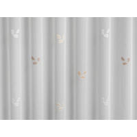 MATERIJAL ZA ZAVESE braon, bela   - bela/braon, Konvencionalno, tekstil (295cm)