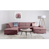 WOHNLANDSCHAFT in Beere  - Beere/Grau, Design, Textil/Metall (215/328/173cm) - MID.YOU