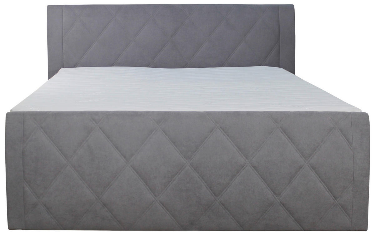 POSTELJA BOXSPRING 180 cm   x 200 cm  , tekstil rjava  - črna/rjava, Konvencionalno, umetna masa/tekstil (201/111/220cm) - Xora