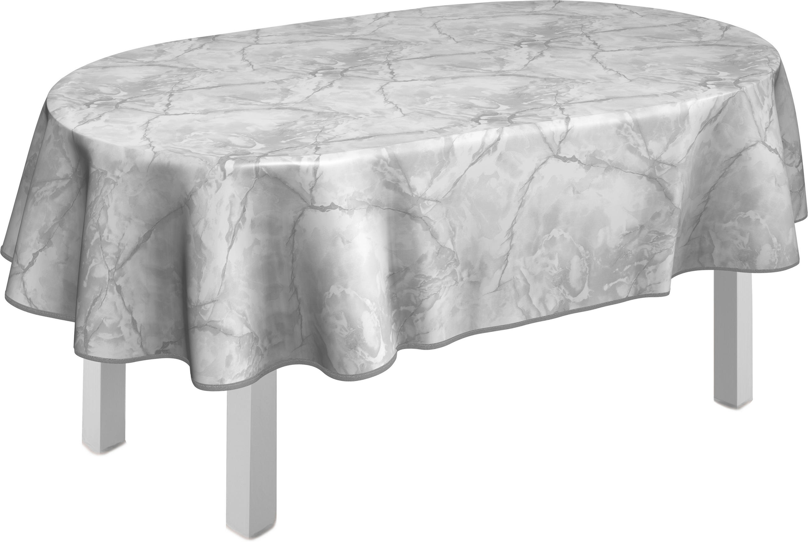 TISCHDECKE MILANO 140/190 cm  - Hellgrau, KONVENTIONELL, Textil (140/190cm) - Peyer Syntex