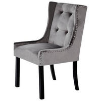 STUHL  - Anthrazit/Schwarz, MODERN, Holz/Textil (57/64/99cm) - Livetastic