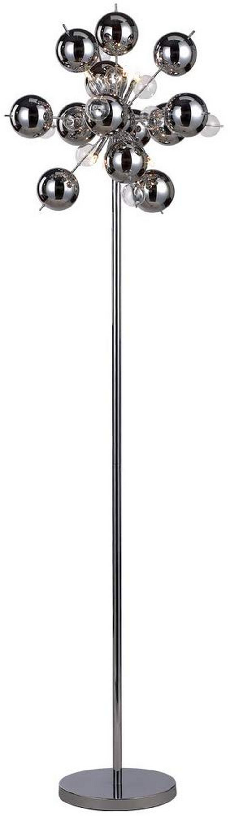 STEHLEUCHTE 50/167 cm    - Chromfarben/Klar, Design, Glas/Metall (50/167cm) - Näve