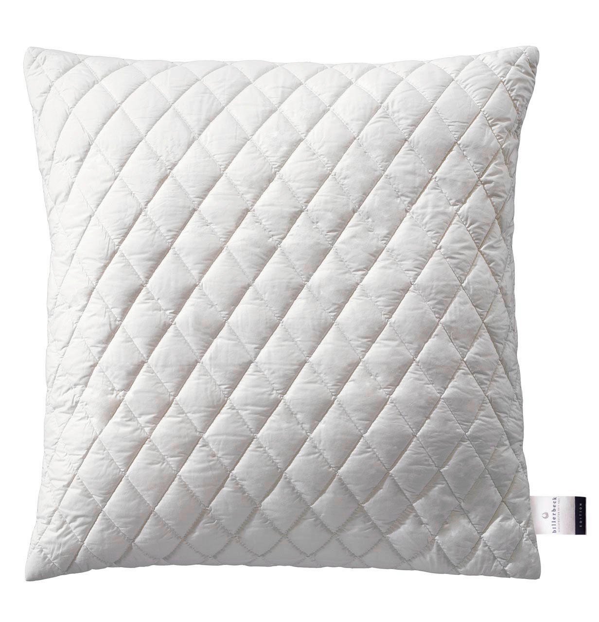 KOPFPOLSTER 80/80 cm Lasse Wolle (Schafschurwolle)  - Weiß, Basics, Textil (80/80cm) - Billerbeck