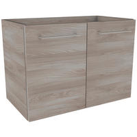 WASCHTISCHUNTERSCHRANK 59/42/33 cm  - Chromfarben/Eschefarben, MODERN, Holzwerkstoff/Metall (59/42/33cm) - MID.YOU