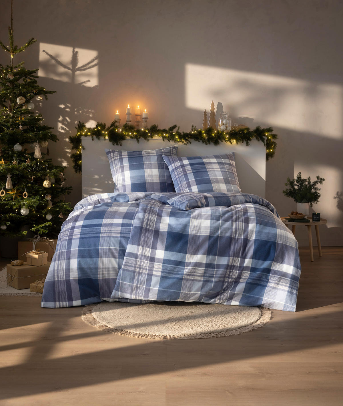 BETTWÄSCHE Impulse Flanell 135/200 cm  - Blau, Design, Textil (135/200cm) - Estella