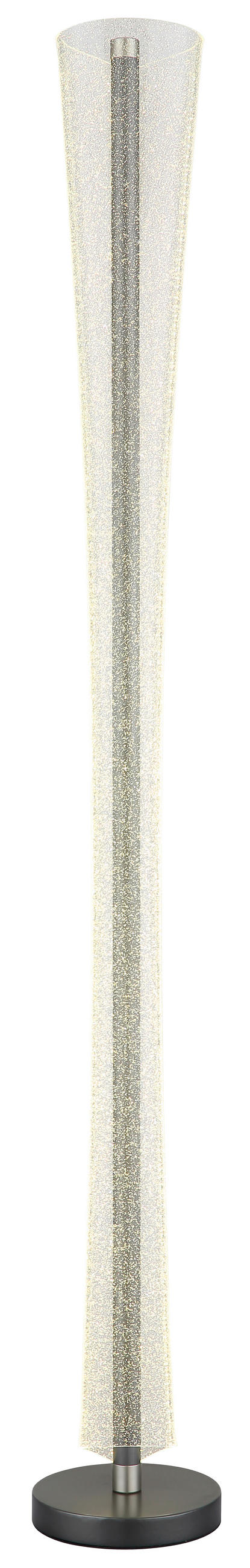 LED-STEHLEUCHTE 20/155 cm    - Klar/Anthrazit, Design, Kunststoff/Metall (20/155cm) - Globo