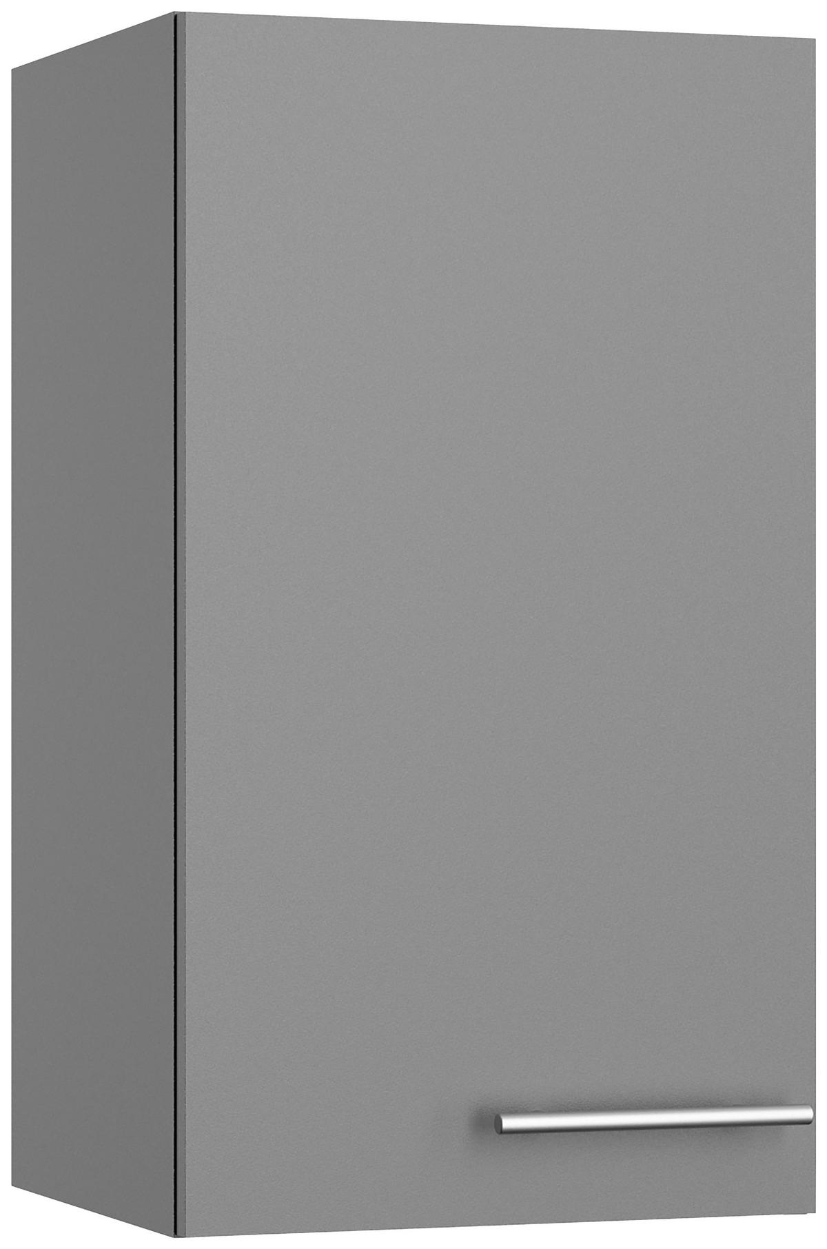 KÜCHENLEERBLOCK 270 cm   in Grau  - Edelstahlfarben/Anthrazit, Basics, Holzwerkstoff/Metall (270cm) - Optifit