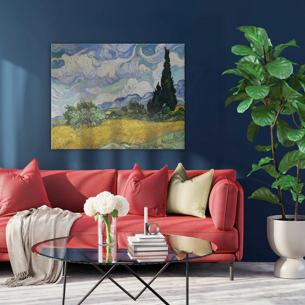 LEINWANDBILD Landschaft & Natur 70/100 cm  - Multicolor, Basics, Holz/Textil (70/100cm)