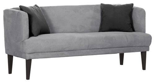 SITZBANK 170/83/70 cm Cord Anthrazit, Hellgrau Holz  - Anthrazit/Hellgrau, Design, Holz/Textil (170/83/70cm) - Landscape