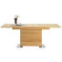 ESSTISCH Kernbuche furniert rechteckig Buchefarben, Edelstahlfarben - Edelstahlfarben/Buchefarben, MODERN, Holz/Metall (160(210)/100/77cm) - DIETER KNOLL