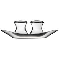SÓSZÓRÓ    - nemesacél/átlátszó, Basics, Üveg/fém (17/6cm) - WMF