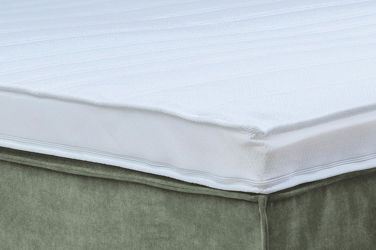 BOXSPRINGBETT 120/200 cm  in Grün  - Schwarz/Grün, Konventionell, Kunststoff/Textil (120/200cm) - Boxxx