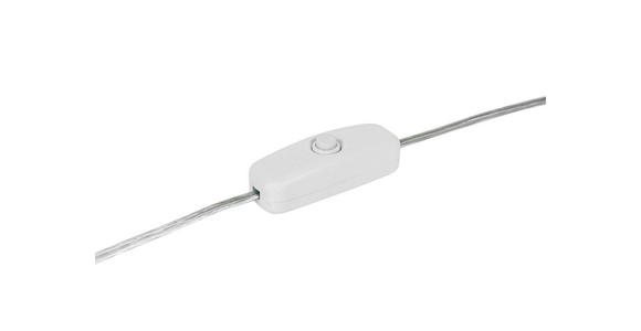 TISCHLEUCHTE - Transparent/Perlmutt, Trend, Kunststoff (21/27/30cm) - Novel