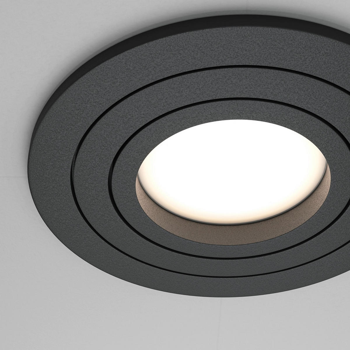 TAKLAMPA 9,2/2,5 cm  - svart, Modern, metall (9,2/2,5cm) - MAYTONI
