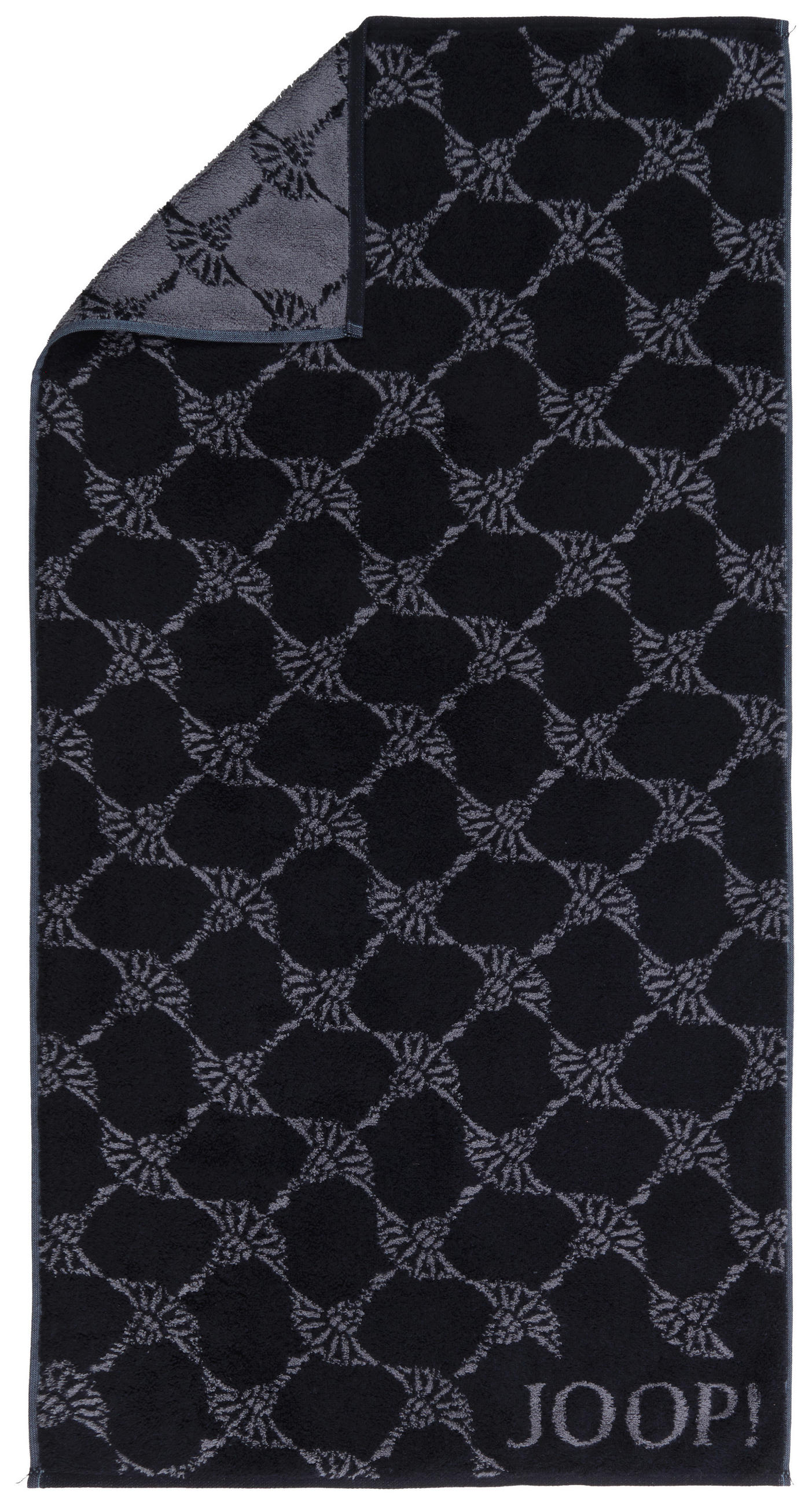 KÉZTÖRLŐ 50/100 cm fekete  - fekete, Design, textil (50/100cm) - Joop!
