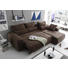 WOHNLANDSCHAFT in Textil, Holzwerkstoff Braun - Silberfarben/Braun, KONVENTIONELL, Holzwerkstoff/Kunststoff (305/189cm) - Carryhome WOHNLANDSCHAFT in Textil, Holzwerkstoff Braun - Silberfarben/Braun, KONVENTIONELL, Holzwerkstoff/Kunststoff (305/189cm) - Carryhome