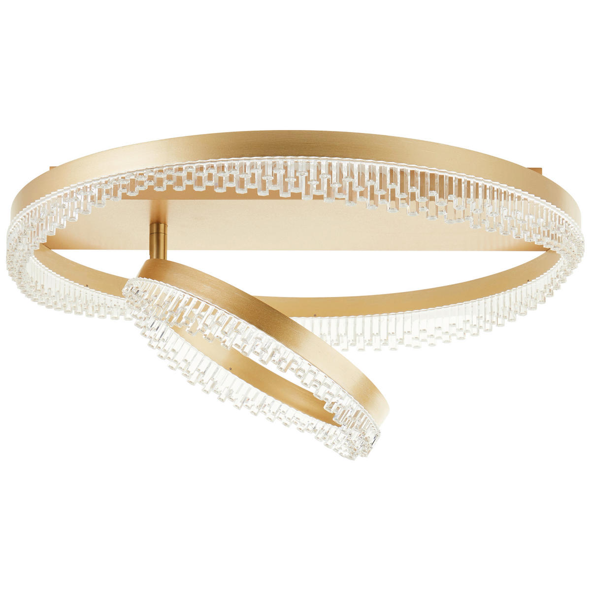 LED-DECKENLEUCHTE 61/13 cm   - Goldfarben, Design, Kunststoff/Metall (61/13cm) - Brilliant