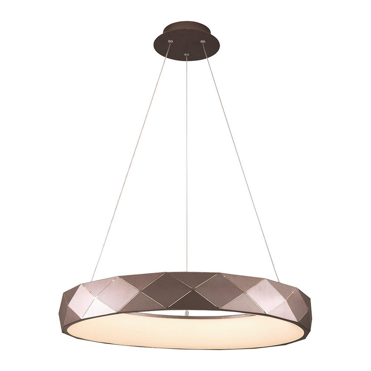 Lustră 48/150/48 cm  - alb, Basics, plastic/metal (48/150/48cm)