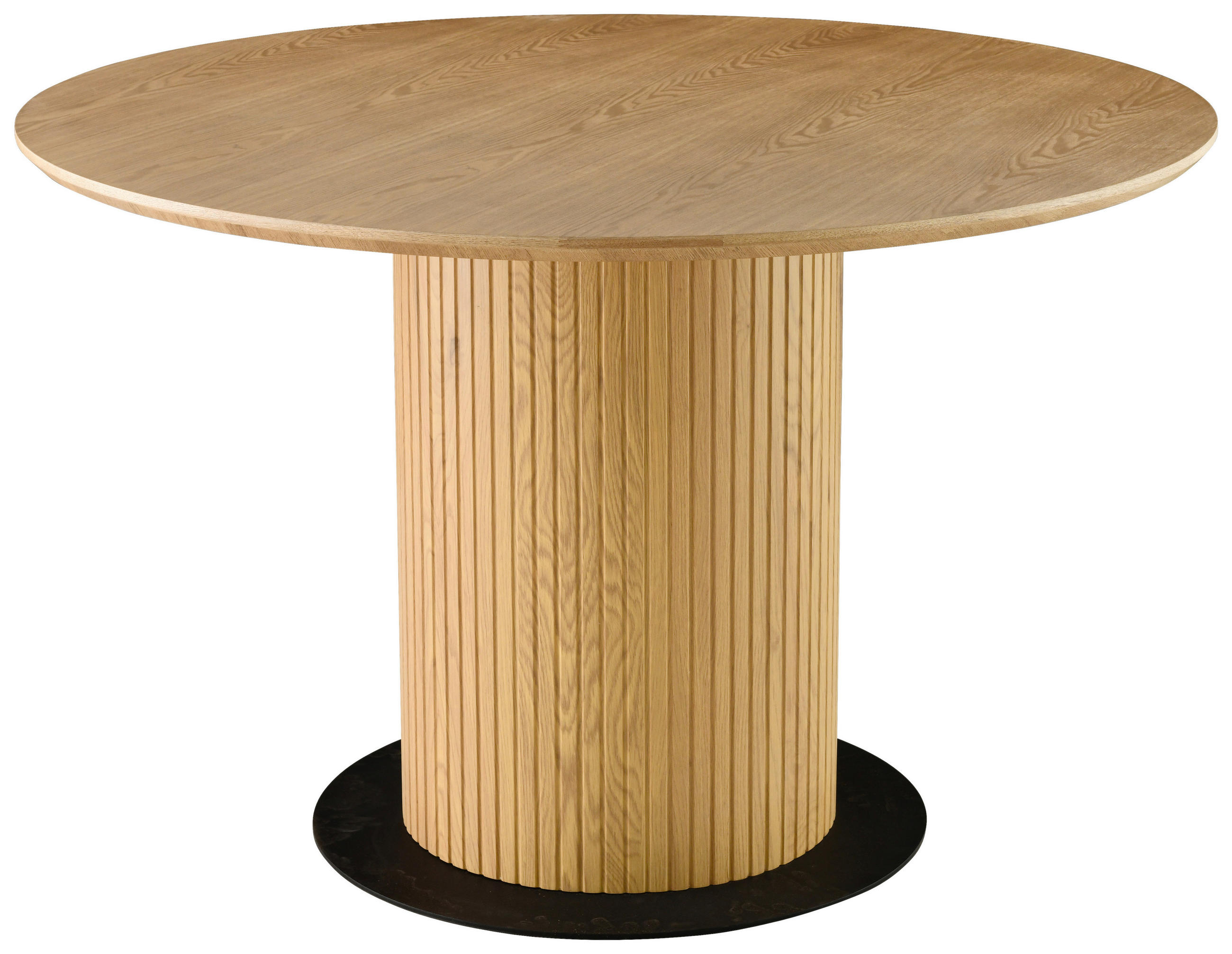 ESSTISCH in Holz, Metall, Holzwerkstoff 120/120/75 cm  - Eichefarben/Schwarz, LIFESTYLE, Holz/Holzwerkstoff (120/120/75cm) - MID.YOU