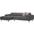 WOHNLANDSCHAFT in Textil Braun - Multicolor/Schwarz, Design, Textil/Metall (170/292cm) - Dieter Knoll WOHNLANDSCHAFT in Textil Braun - Multicolor/Schwarz, Design, Textil/Metall (170/292cm) - Dieter Knoll