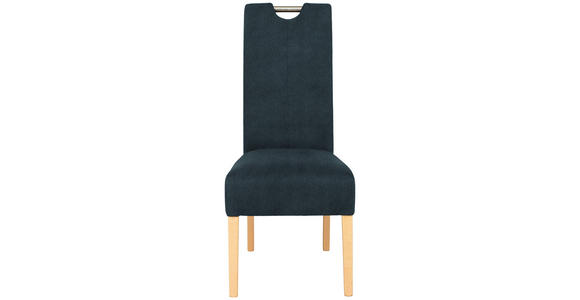 STUHL in Holz, Metall, Textil Anthrazit, Buchefarben  - Anthrazit/Buchefarben, Natur, Holz/Textil (47/103/60cm) - Cantus