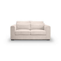 2,5-SITZER ALMERA Cord Greige  - Greige/Schwarz, Basics, Holz/Textil (200/92/112cm) - MID.YOU