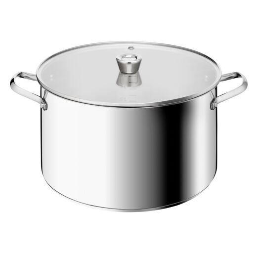 LEVESFŐZŐ EDÉNY  - világosszürke, Basics, fém (20.5cm)