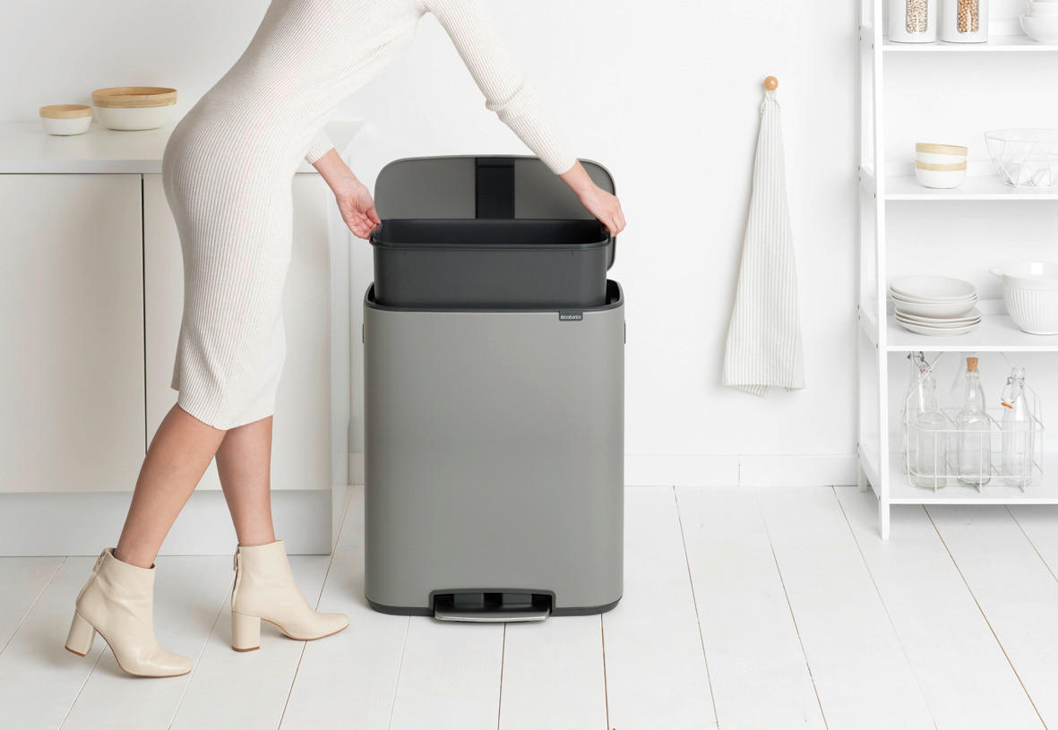 KANTA ZA SMEĆE  60 l   - Osnovno, metal/plastika (54.1/65.2/36.3cm) - Brabantia