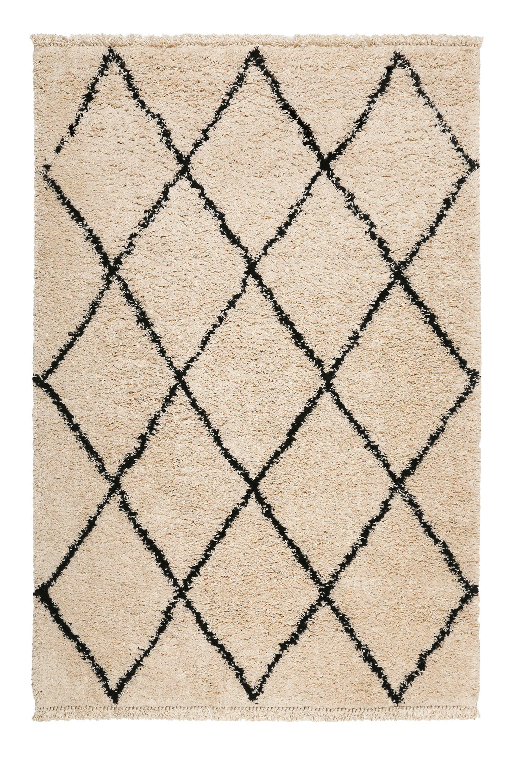 HOCHFLORTEPPICH 200/200 cm Studio Two Beige  - Beige, Design, Textil (200/200cm) - Novel