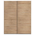 SCHWEBETÜRENSCHRANK 181/223/68 cm 2-türig Sonoma Eiche  - Sonoma Eiche, Design, Holzwerkstoff/Kunststoff (181/223/68cm) - Novel