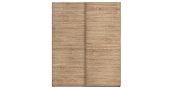 SCHWEBETÜRENSCHRANK 181/223/68 cm 2-türig Sonoma Eiche  - Sonoma Eiche, Design, Holzwerkstoff/Kunststoff (181/223/68cm) - Novel