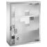 MEDIZINSCHRANK Silberfarben - Silberfarben, Glas/Metall (30/40/12cm) MEDIZINSCHRANK Silberfarben - Silberfarben, Glas/Metall (30/40/12cm)