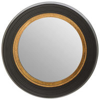 WANDSPIEGEL 38,5/38,5/6,5 cm  - Goldfarben/Schwarz, Design, Glas/Holzwerkstoff (38,5/38,5/6,5cm) - Novel