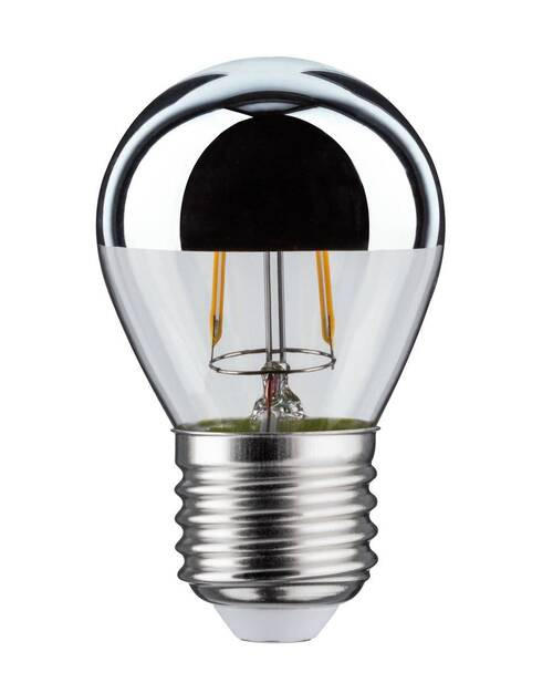 LED-LEUCHTMITTEL   E27 1x2,6W W 220 lm  - Klar/Silberfarben, Basics, Glas (7,2cm) - Paulmann