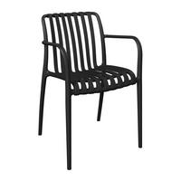 STAPELSESSEL - Schwarz, MODERN, Kunststoff (55/81/57cm) - Ambia Garden