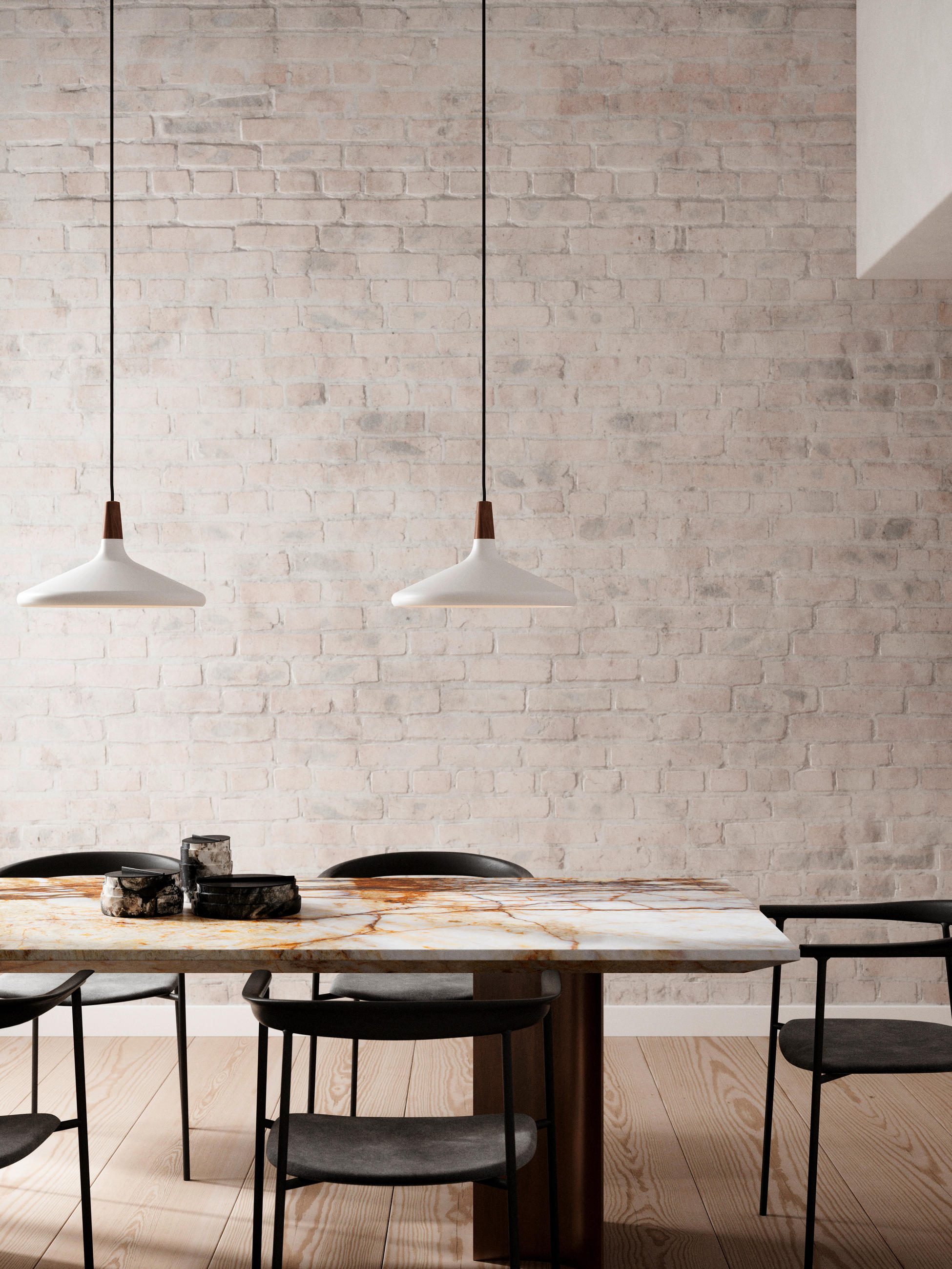 HÄNGELEUCHTE 39 cm  - Weiß, KONVENTIONELL, Holz/Metall (39cm) - Nordlux