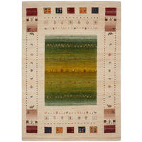 LÄUFER  Wohnzimmer 80/300 cm Mother Earth Green Grün, Naturfarben, Dunkelgrün rechteckig  - Dunkelgrün/Naturfarben, LIFESTYLE, Textil (80/300cm) - Cazaris
