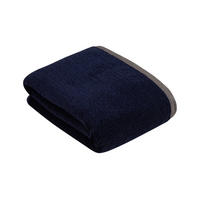 BADETUCH Prato Blau 150/100 cm  - Blau, Basics, Textil (150/100cm) - Bugatti