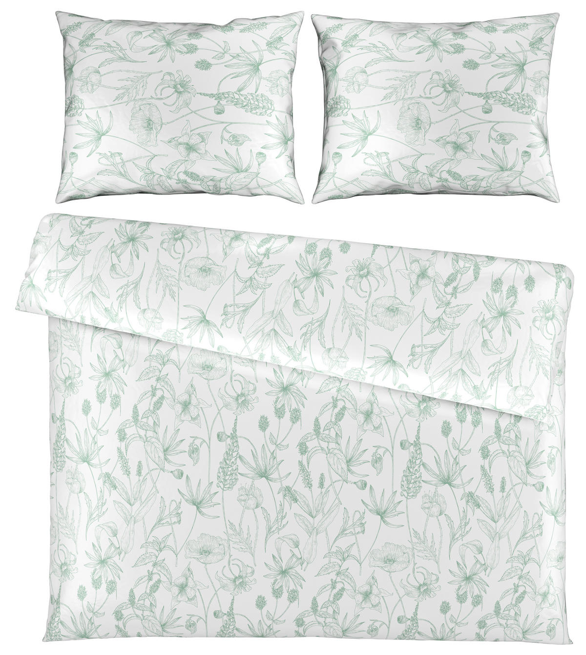 POSTELJNINA SELINA 200/200 cm renforcé zelena  - zelena, Konvencionalno, tekstil (200/200cm) - Esposa
