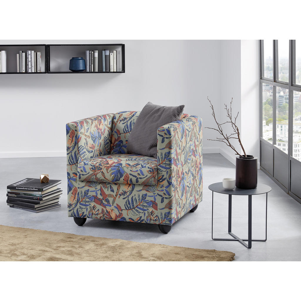 Thumbnail - Looks by W.Joop Sessel Looks I, Mehrfarbig, Textil, Buche, massiv, Floral, 72x71x75 cm, Made in EU, Wohnzimmer, Sessel, ...