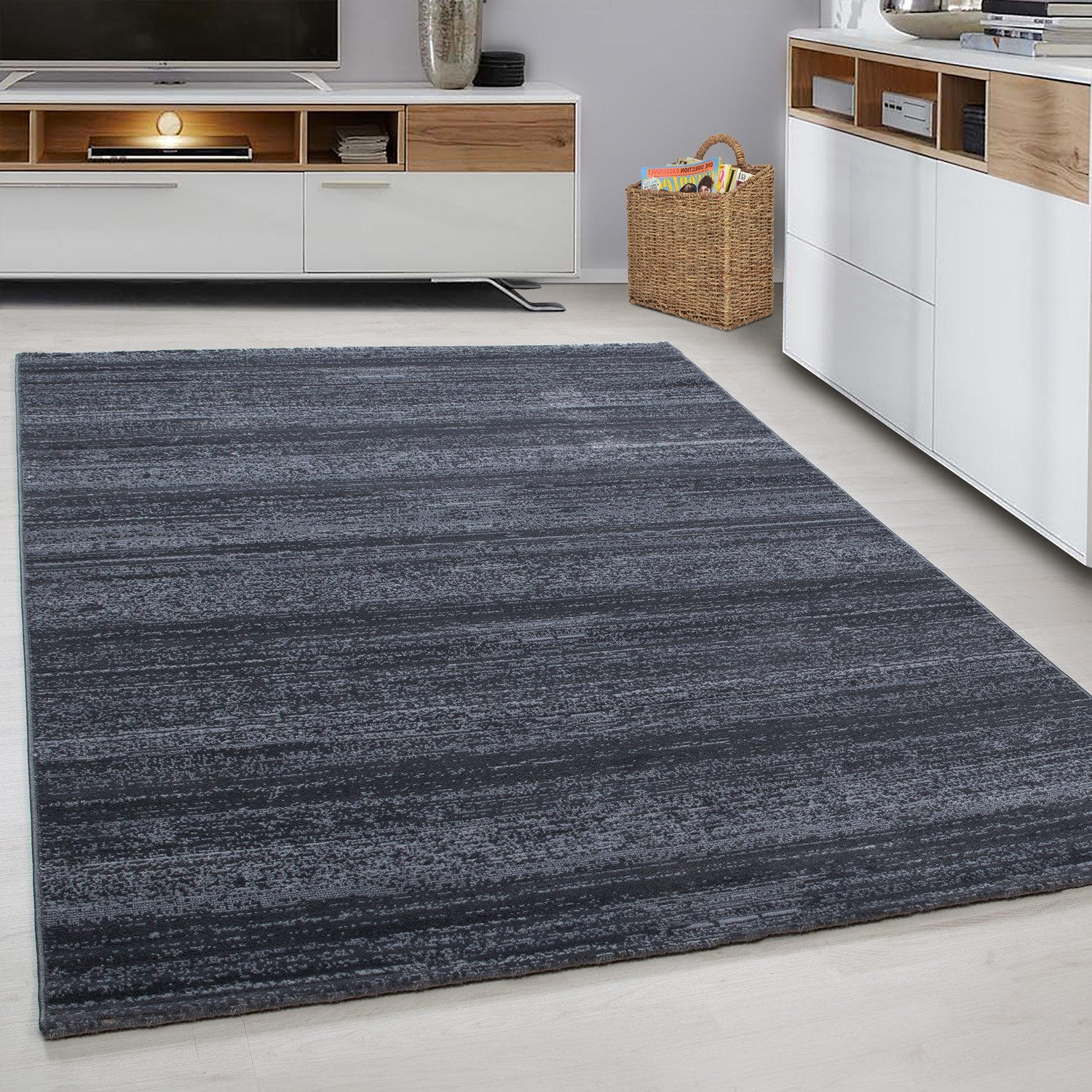VÄVD MATTA 80/150 cm Plus 8000  - grå, Design, textil (80/150cm) - Novel