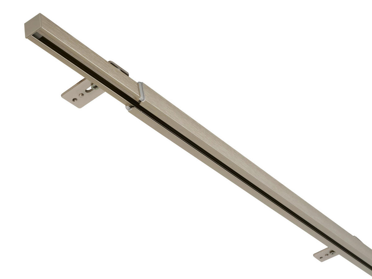 INNENLAUFSTANGENSET   - Grau Hochglanz, Design, Metall (120/11,5/4,7cm)
